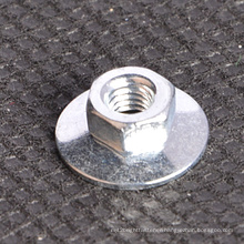 Zinc Plated Hex Disc Nut with Flat Washer Type